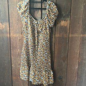Target wild fable ruched dress (L)